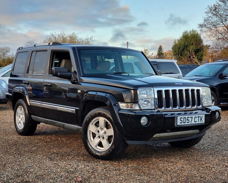 2007 JEEP COMMANDER 3.0 CRD LIMITED AUTOMATIC 7 SEATER QUADRA DRIVE II BLACK