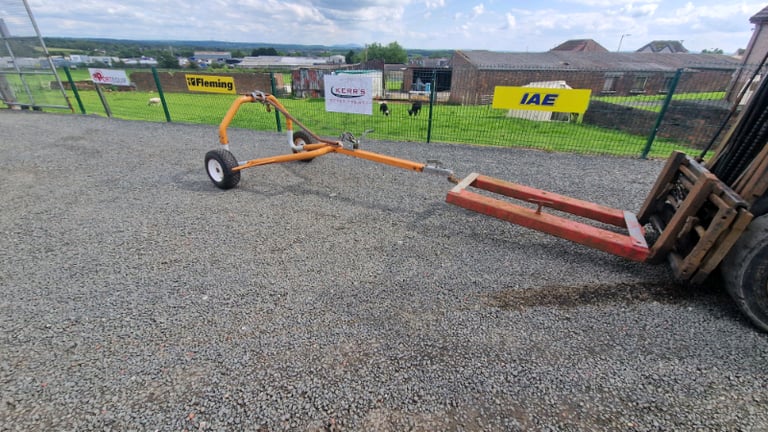 Quad atv tractor log tree hauler trailer with winch 