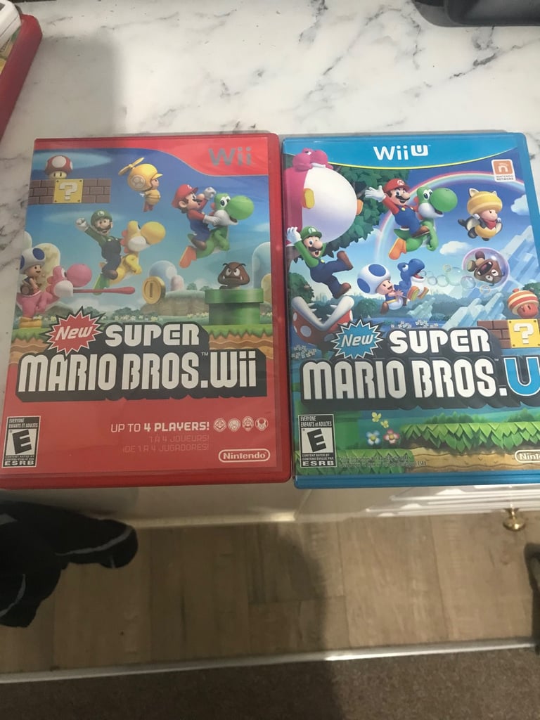 image for NTSC Wii u new super Mario bros and nsmb wii