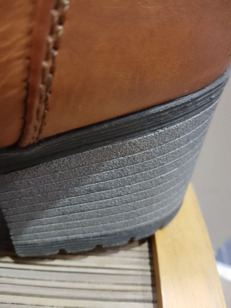 Rieker leather high ankle boots size 5