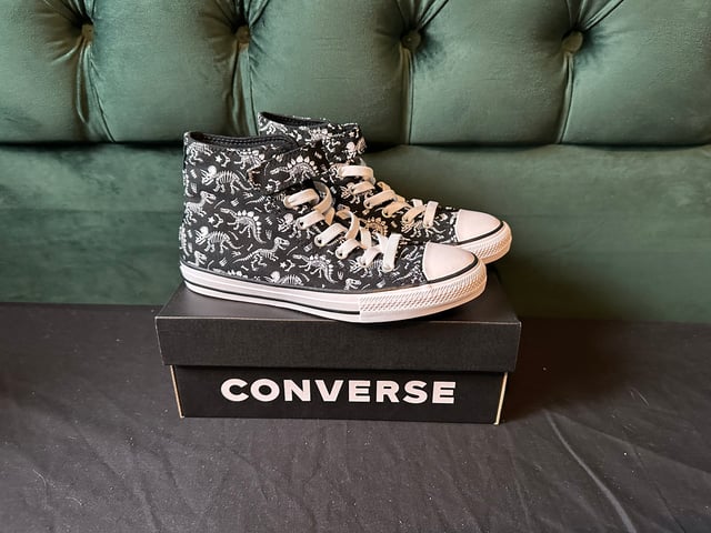 Dino Converse UK size 2.5 (kids or adult) | in Southampton, Hampshire |  Gumtree