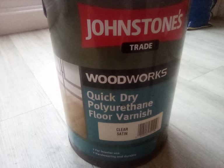 Johnsons Trade Woodworks Quick Dry Polyurethane Floor Varnish
