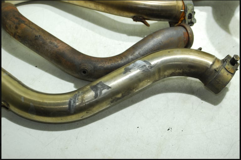 Complete Genuine Ducati Exhaust for Monster 93 to 01 with high mount link pipes