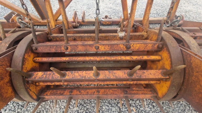 Tractor three point linkage 10ft sisis multi tiner aerator spiker 