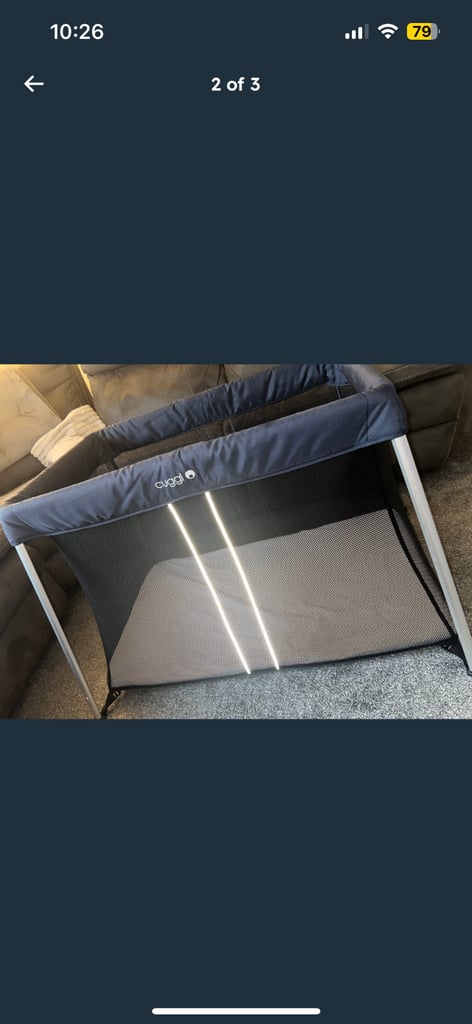 Cuggl Deluxe Superlight Travel Cot