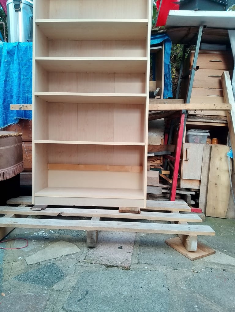 image for Very tall shelving unit in new condition spotlessly clean inside and out 