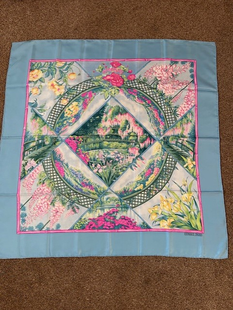 Hermes Vintage 'Giverny' Scarf