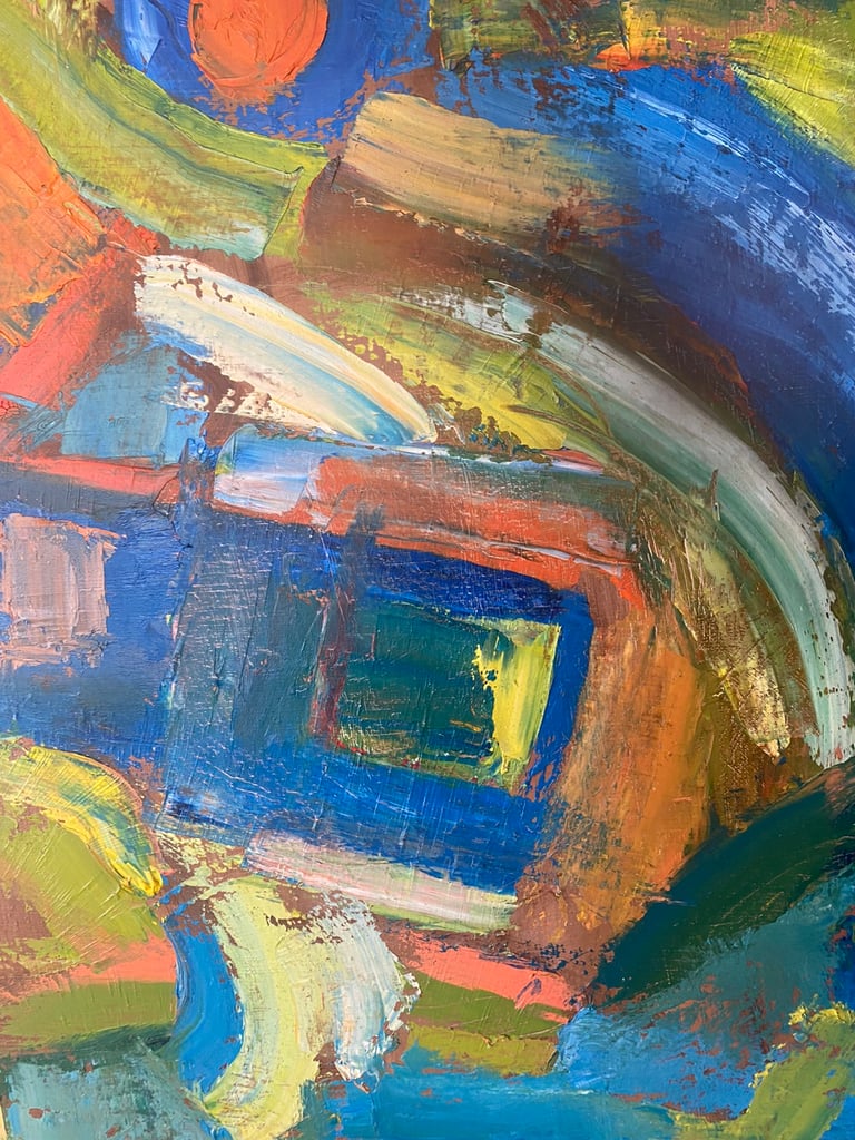 Oil painting by Independent Scottish artist Kirk Sinclair 