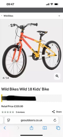 Kids bike Wild 18” in Poole, Dorset Gumtree