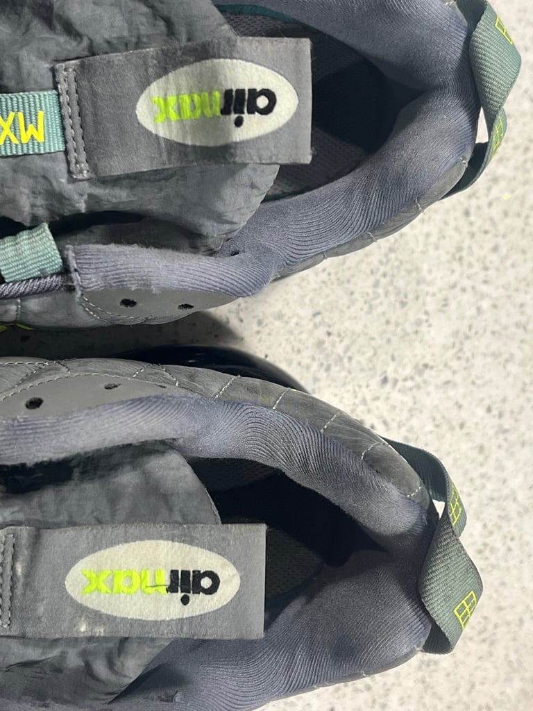 Rare Nike Air Max  MX 720-818 Neon Volt Grey UK 8 CW7475-001