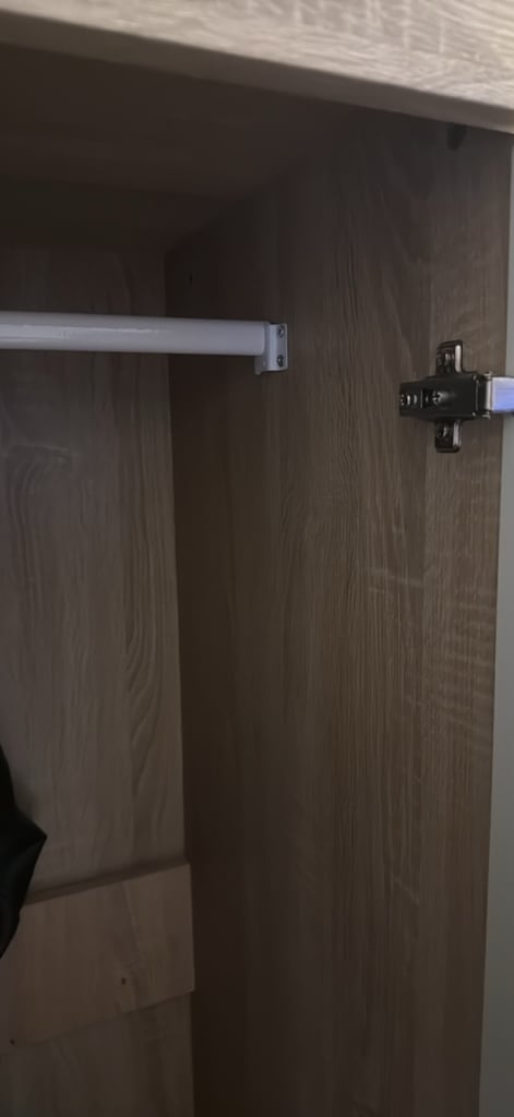 Double door wardrobe! Oak and white 