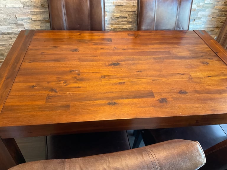 Solid wood dining table (no chairs)