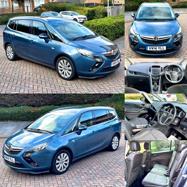 2015 VAUXHALL ZAFIRA TOURER SE CDTI 2.0 DIESEL 7 SEATER MPV BLUE