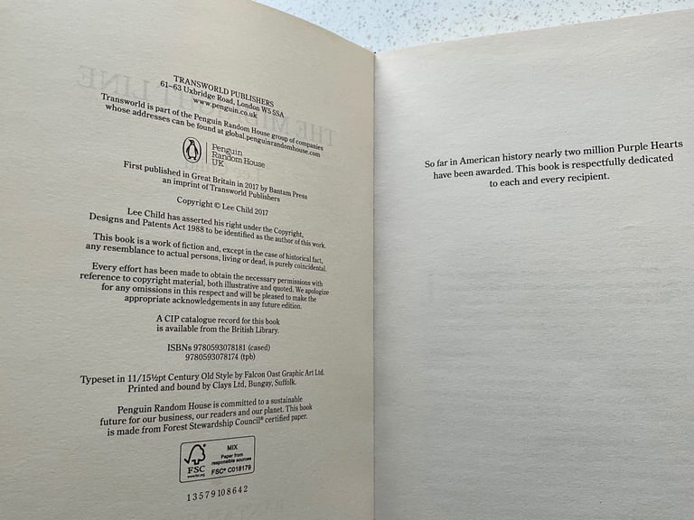 Night School & The Midnight Line by Lee Child, Jack Reacher Thrillers, Paperback & Hardback Books
