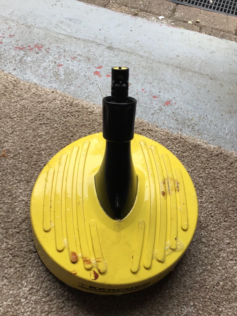 Karcher pressure washer attachment for cleaning patio and driveway