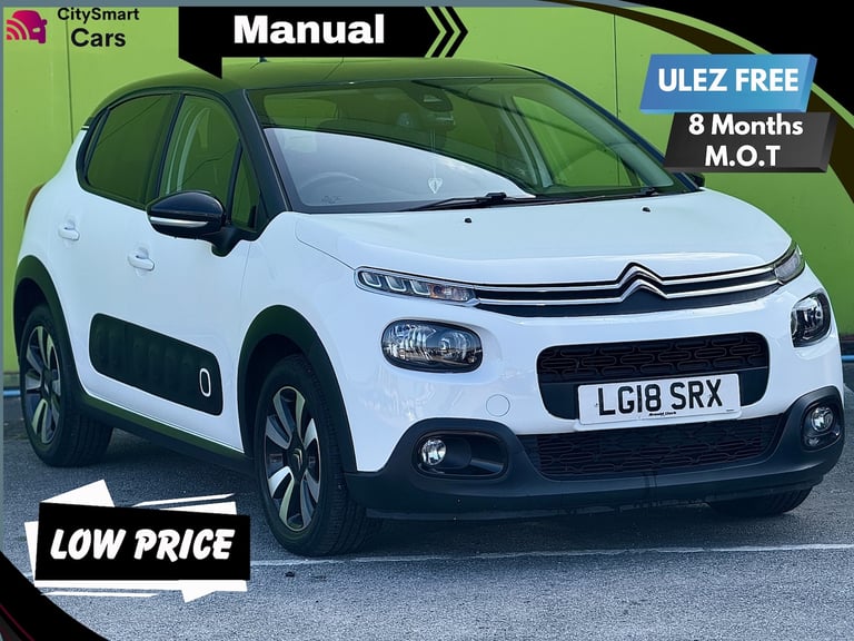 2018 Citroen C3 1.2 PureTech 82 Flair 5dr HATCHBACK Petrol Manual