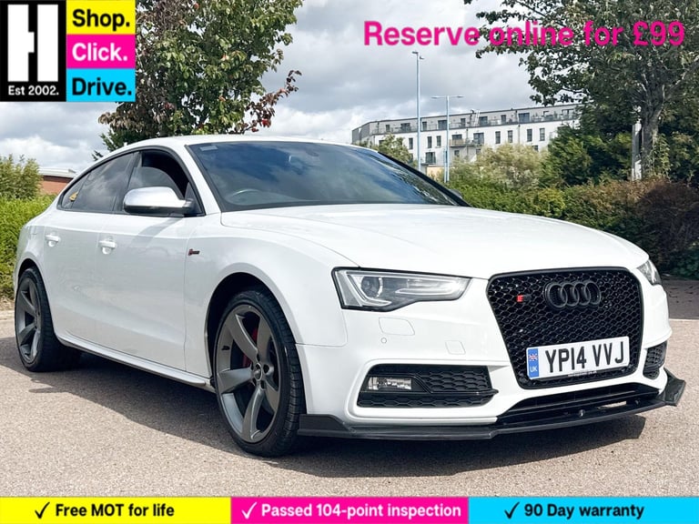 2014 Audi S5 3.0 TFSI V6 Black Edition Sportback S Tronic quattro Euro 5 (s/s) 5dr HATCHBACK Petr...