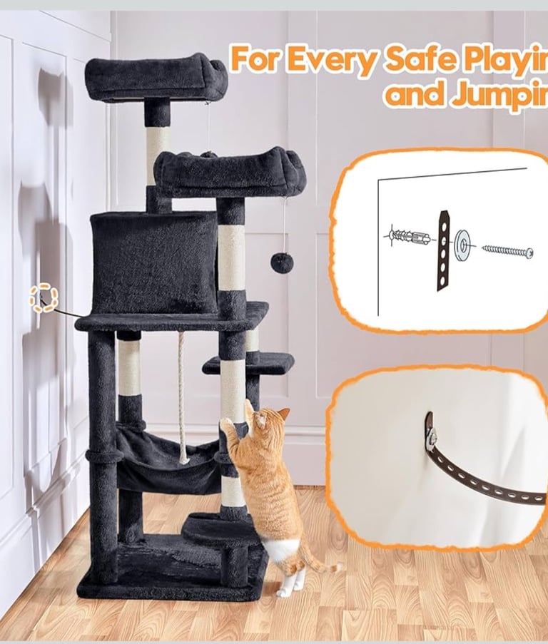 Cat Tree Tower 150cm H