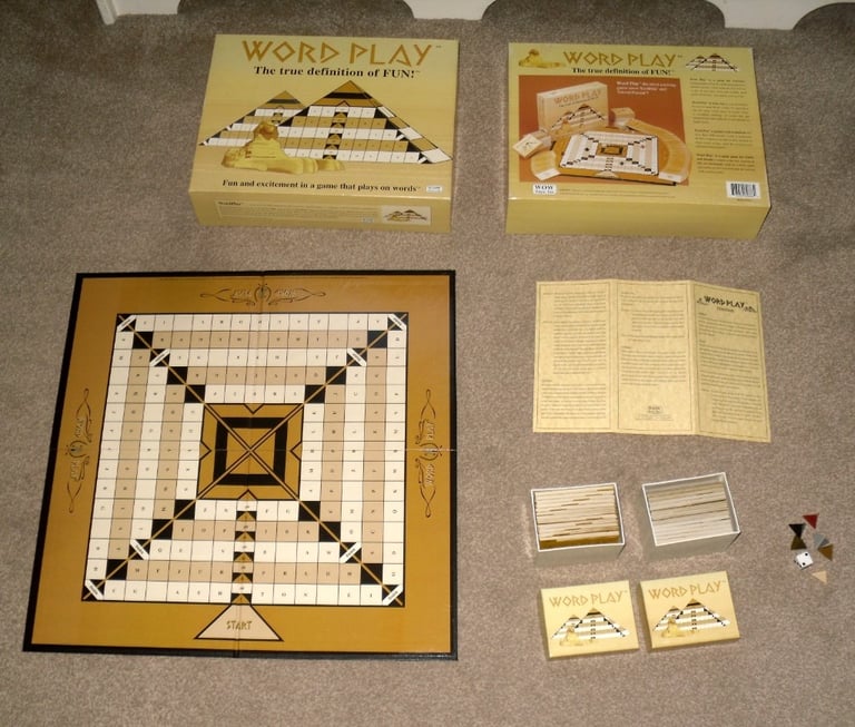 RARE Word Play Board Game by WOW Toys Inc - The True Definition of Fun Complete