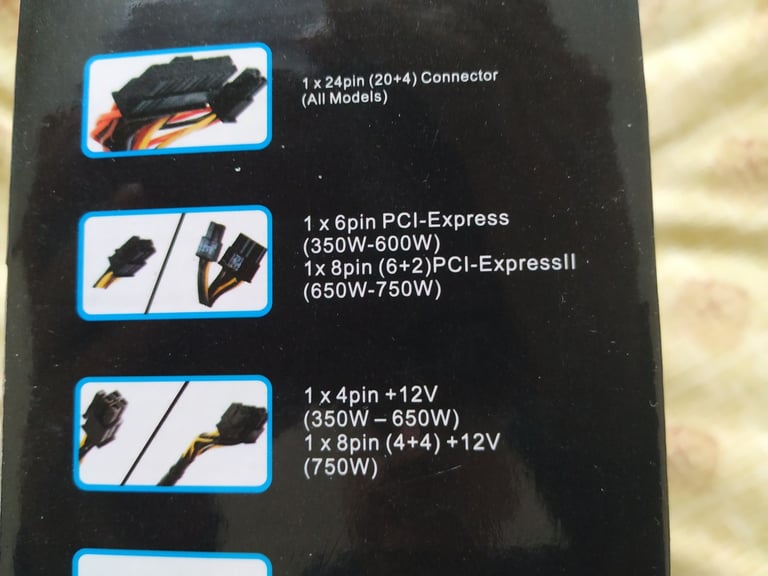 Power supply ATX for computer 500 Watt New Original Quality Item