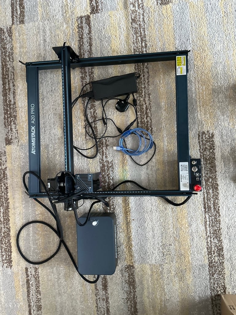 ATOMSTACK A20 PRO LASER ENGRAVER + EXTRAS