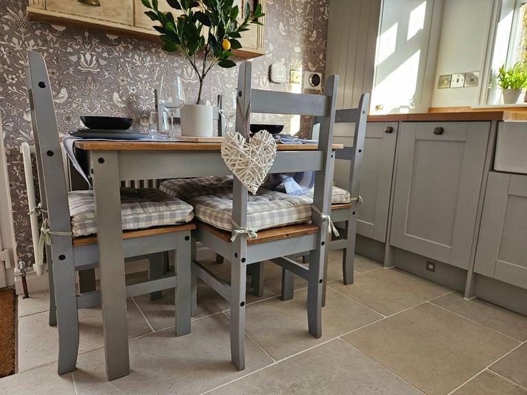 Dining Table and Chairs and cushion pads