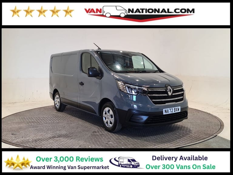 RENAULT TRAFIC 2.0 DCI BLUE SL28 BUSINESS+ P/V L1 H1 130 BHP SWB DIESEL