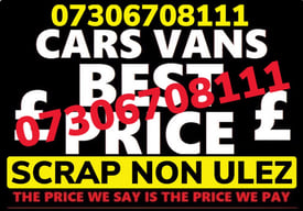 WANTED CAR VAN 4x4 SCRAP NON ULEZ LONDON SELL TODAY FAST CASH FAST COLLECTION 