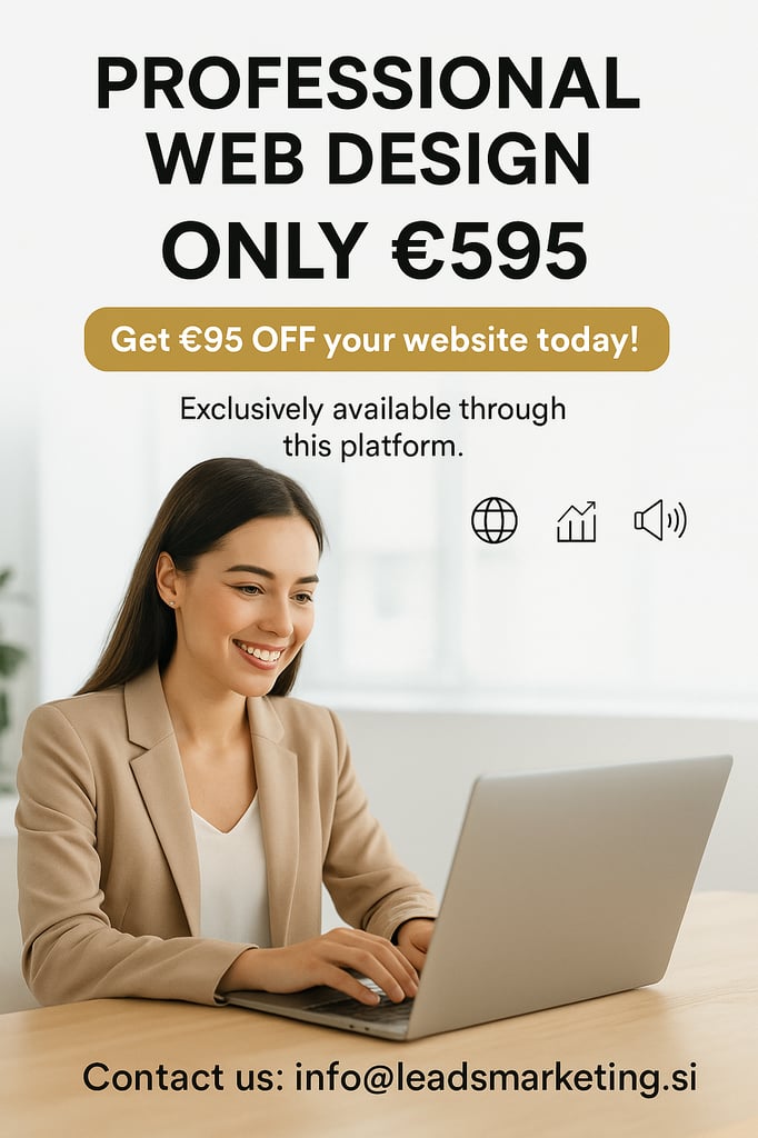 image for Professional Web Design – Modern, Fast & Affordable (£595, Save £95 Today!)