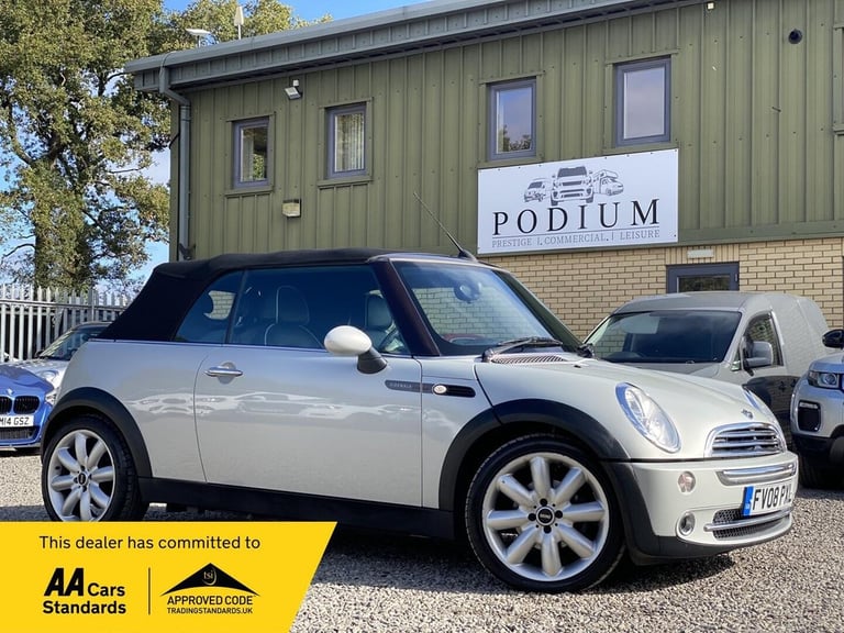 2008 MINI Convertible 1.6 One Sidewalk Euro 4 2dr Convertible Petrol Manual