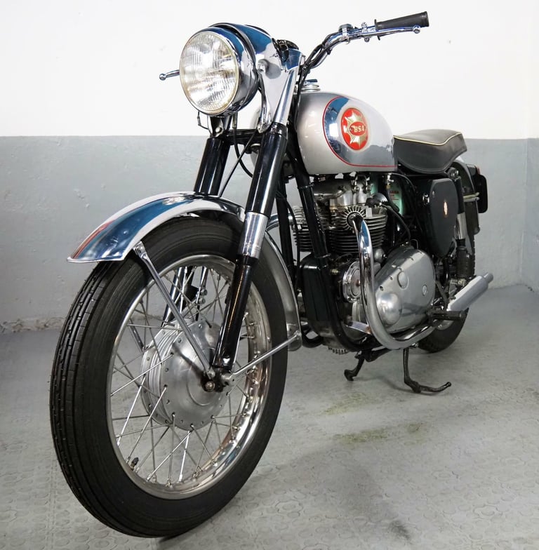 1957 BSA A7 total rebuild stunning ,stainless rims touring Rocket gold star look