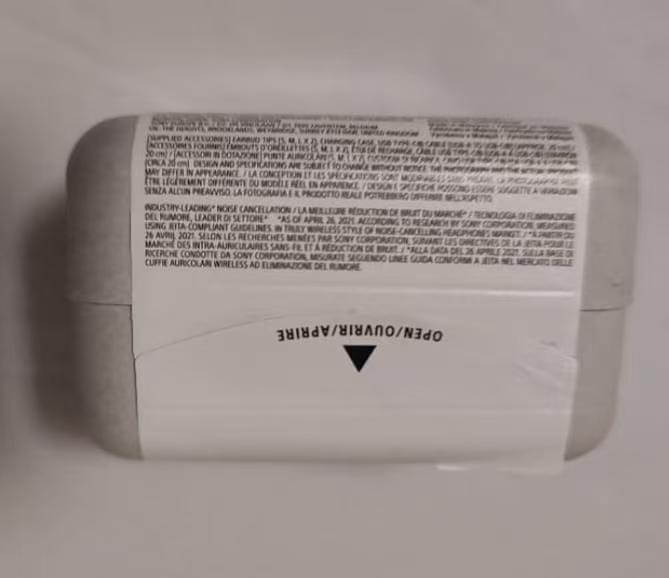 Sony WF-1000XM4 Noise Cancelling Earbuds – Black