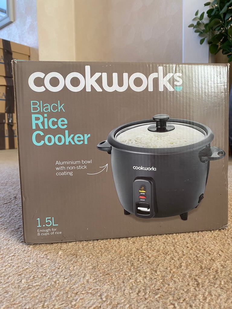 Cookworks 1.5L rice cooker brand new in box