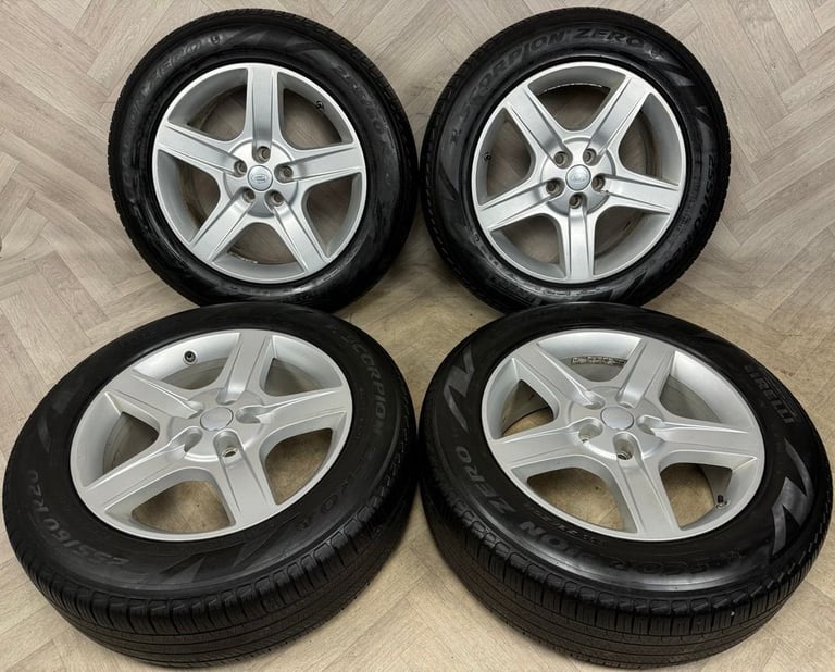 image for 20'' GENUINE LAND ROVER DEFENDER 5 SPOKE 5094 ALLOY WHEELS TYRES ALLOYS 5X120