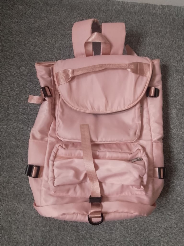 image for Large light pink backpack airline size 20cmx25cmx40cm