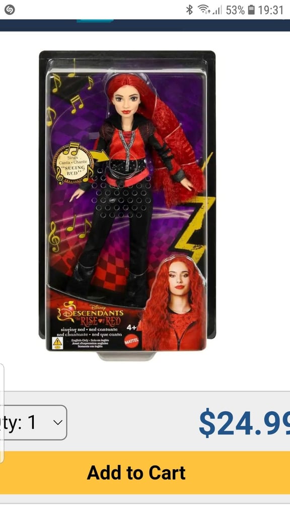 Decendants singing dolls 