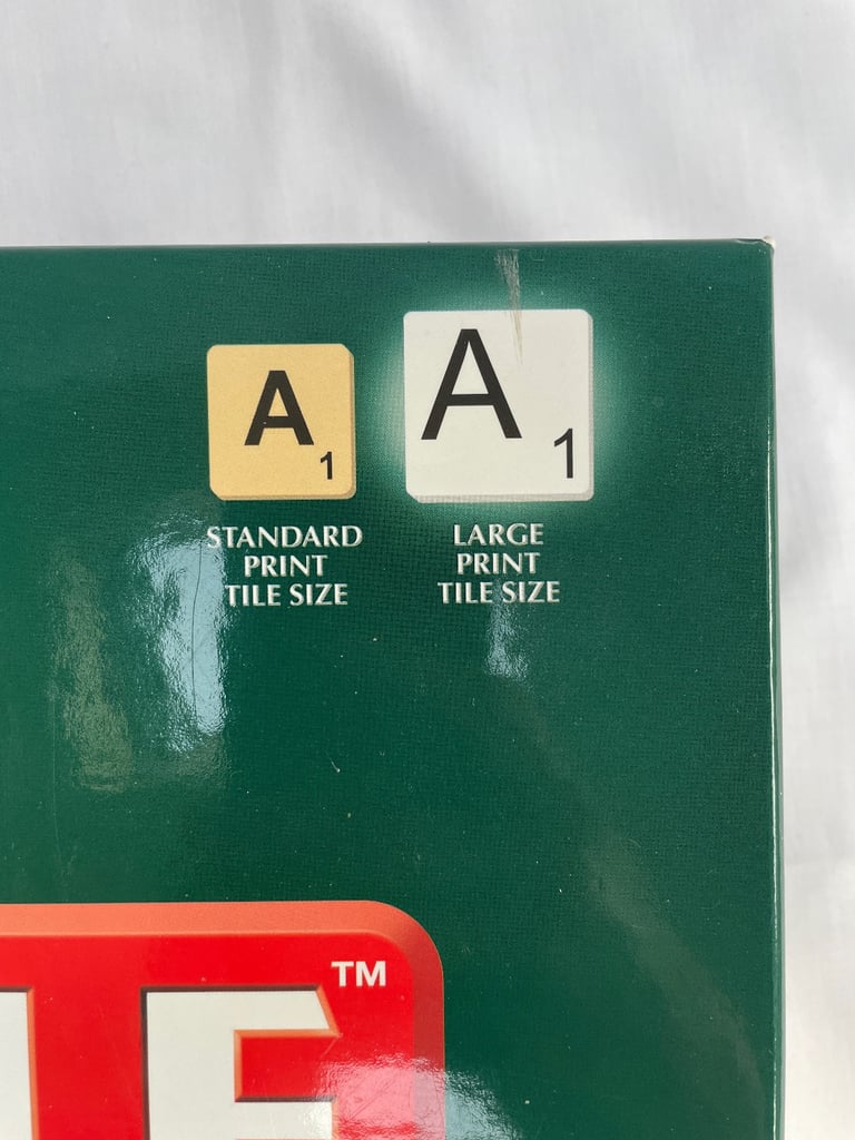 Large Print Scrabble board game for sale - Hammersmith