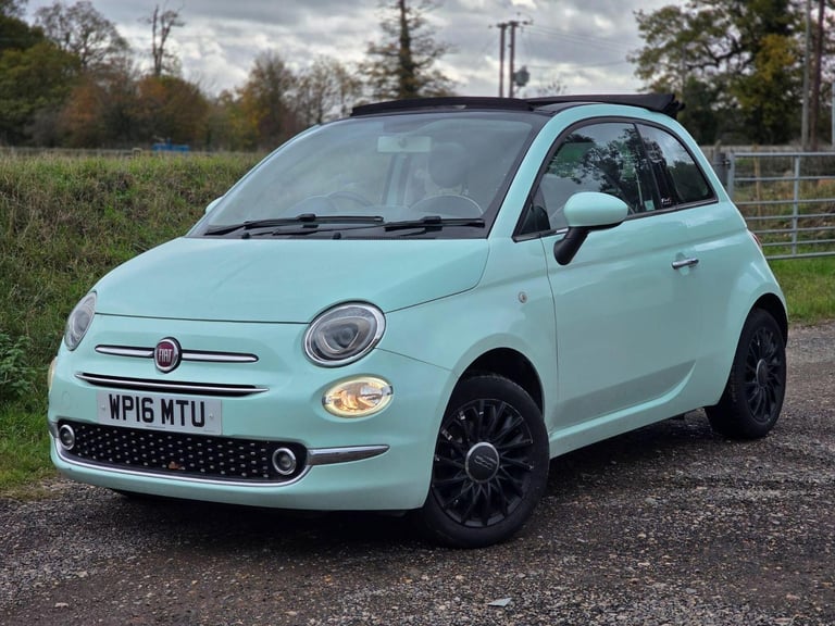 2016 Fiat 500 1.2 Lounge 2dr CONVERTIBLE PETROL Manual