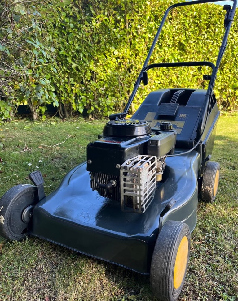 Alko petrol lawnmower VGC big 19”cut heavy gauge steel deck easy start mower serviced sharpened 
