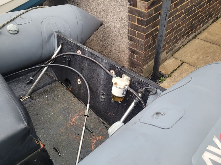 Avon SR4 inflatable rib boat and trailer