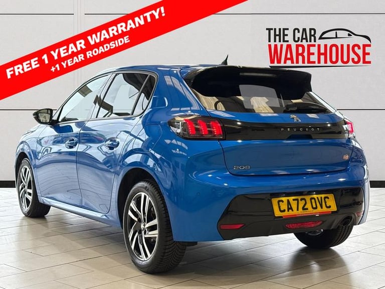 2022 Peugeot 208 1.2 PureTech 100 Allure Premium + 5dr EAT8 Automatic Hatchback Petrol Automatic
