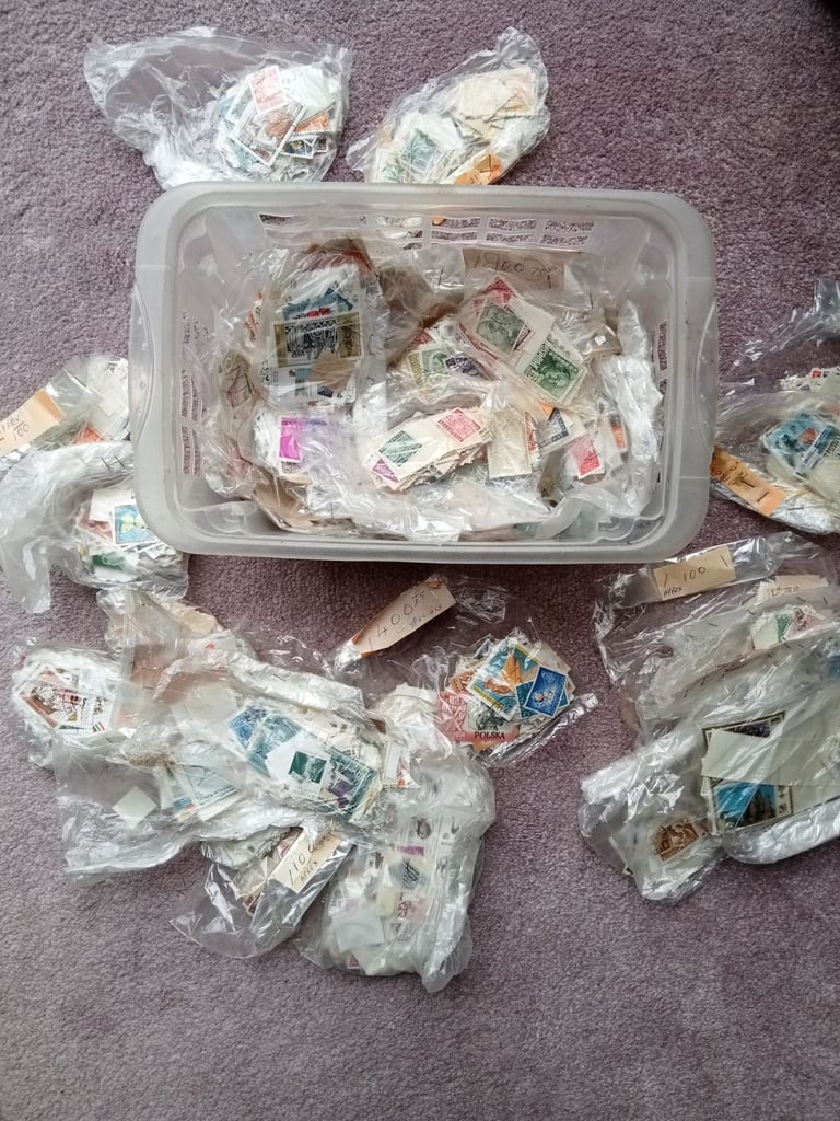 image for stamps collection vintage