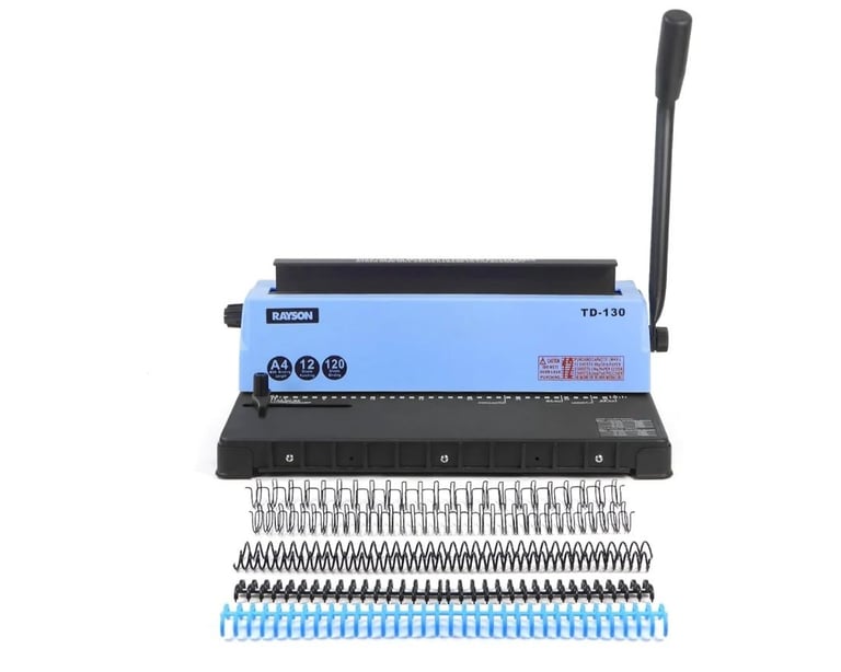 Rayson Wire Binding Machine 34-Hole,TD130