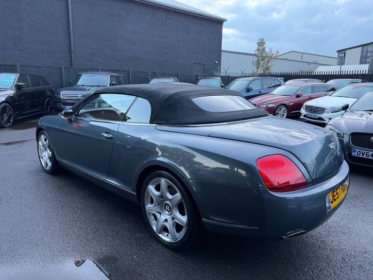 2007 57 BENTLEY CONTINENTAL 6.0 W12 GTC CONVERTIBLE 2DR PETROL AUTO 4WD EURO 4 (