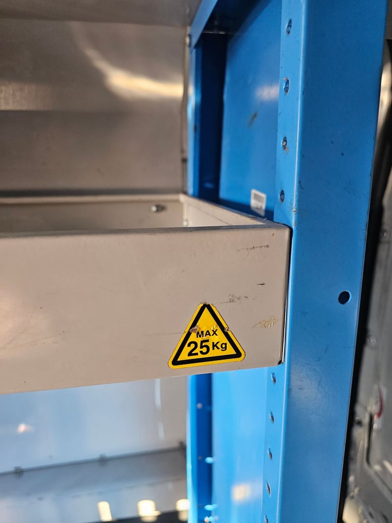 Heavy Duty Van/Garage/Workshop Racking (former BT workshop)