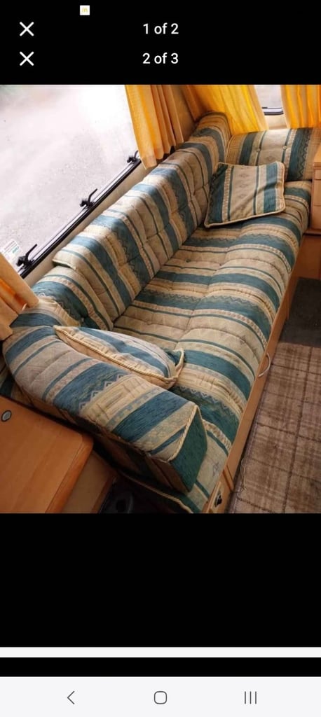 Caravan front seat cushions 