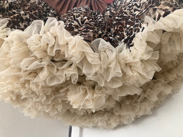 Angel Face animal print tutu skirt 