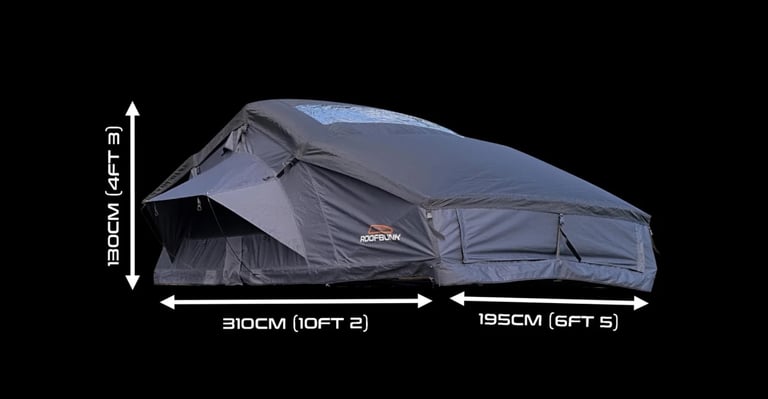 image for 🌿 Roofbunk Explorer XL Rooftop Tent + Annex – Excellent Condition! 🌿