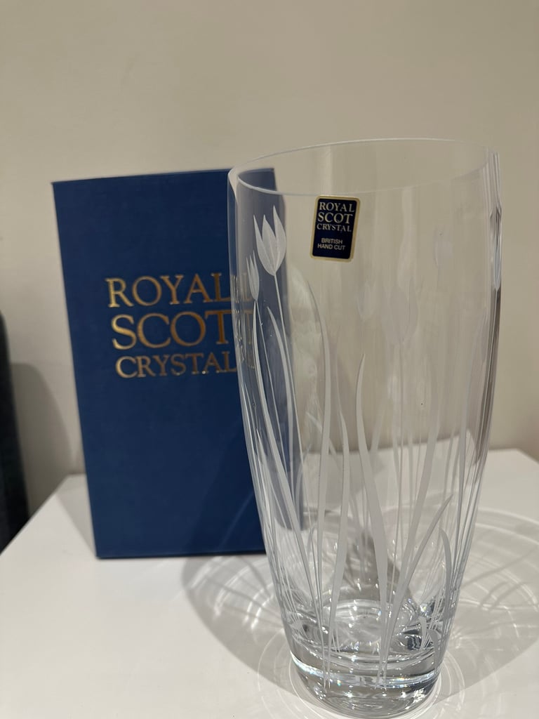 image for Royal Scot Crystal Vase 