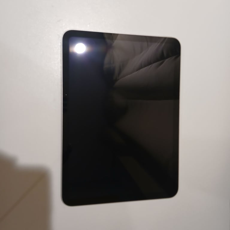 Apple Ipad 10th Gen, 10.9" Wifi, 64gb, Silver, with charging cable, & Black iPad Case